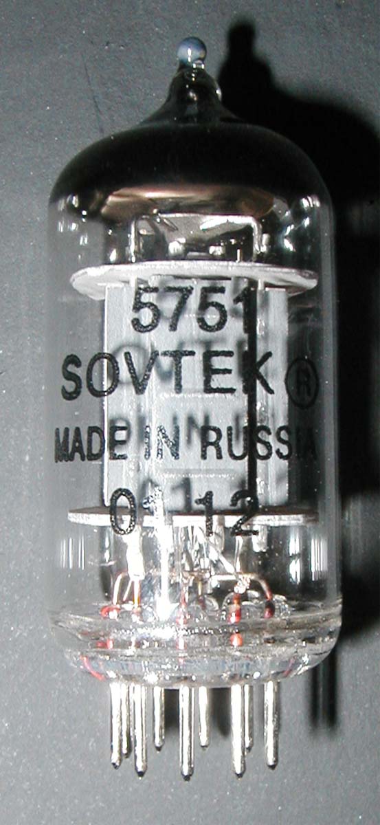 Sovtek New QUAD 5751 Fully Tested Pre-Amp Tubes 